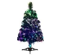 vidaXL Albero di Natale Artificiale Fibra Ottica 64 cm Verde Addobbi Natalizi