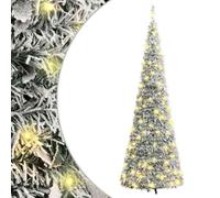 vidaXL Albero di Natale Artificiale Pop-up Neve Fioccata 200 LED 210cm