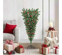 vidaXL Albero di Natale Artificiale Pre-Illuminato Capovolto con Set di Palline, Salotto, luci Decorative Moderne ad Albero, capovolte, Natale Pre-Illuminato, Decorazioni uniche per Le Feste
