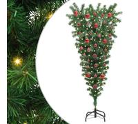 vidaXL Albero di Natale Artificiale Pre-Illuminato Capovolto con Set di Palline, Salotto, luci Decorative Moderne ad Albero, capovolte, Natale Pre-Illuminato, Decorazioni uniche per Le Feste