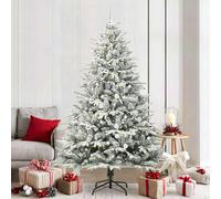 vidaXL Albero di Natale Artificiale Pre-illuminato con Set di Palline