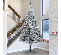 vidaXL Albero di Natale artificiale pre-illuminato con set di palline