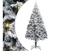 vidaXL Albero di Natale Artificiale Pre-Illuminato con Set di Palline, Albero di Natale Moderno, Decorazione Natalizia preilluminata, Pino con USB, Ornamento Esterno Minimalista