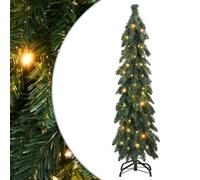 vidaXL Albero di Natale Artificiale Preilluminato con 60 LED 120 cm