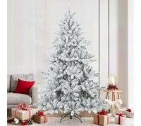 vidaXL Albero di Natale Artificiale Snodato Foderato di Neve Bianco