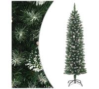 VIDAXL - Albero Di Natale Artificiale Sottile Con Base 240 Cm Pvc