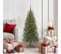 vidaXL Albero di Natale artificiale Verde 120 cm PE e PVC