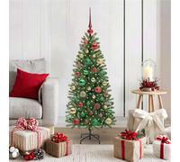 vidaXL Albero di Natale artificiale Verde 120 cm PE e PVC