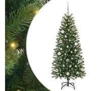vidaXL Albero di Natale artificiale Verde 150 cm PE e PVC