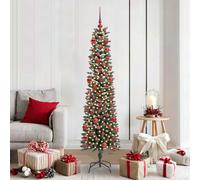 vidaXL Albero di Natale artificiale Verde 180 cm