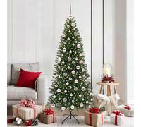 vidaXL Albero di Natale artificiale Verde 180 cm PE e PVC