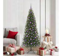 vidaXL Albero di Natale artificiale Verde 180 cm PE e PVC