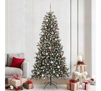 vidaXL Albero di Natale artificiale Verde 240 cm