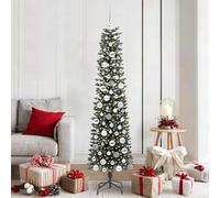 vidaXL Albero di Natale artificiale Verde 50.5 x 50.5 x 180 cm