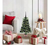 vidaXL Albero di Natale con 150 LED con supporto Verde 65 cm PE