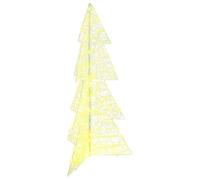 vidaXL Albero di Natale con 160 LED Bianco caldo 150 cm Acrilico, Salotto, Decor moderno, Luci di Natale, LED decorativi, Decorazioni festive, Luce USB, Accenti per la casa
