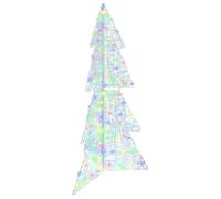 vidaXL Albero di Natale con 160 LED Multicolore 150 cm Acrilico, Salotto, Decor moderno, Luci di Natale, LED decorativi, Decorazioni festive, Luce USB, Accenti per la casa