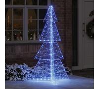 vidaXL Albero di Natale con 240 LED Blu 180 cm Acrilico