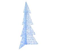 vidaXL Albero di Natale con 240 LED Blu 180 cm Acrilico, Salotto, Decor moderno, Luci di Natale, LED decorativi, Decorazioni festive, Luce USB, Accenti per la casa