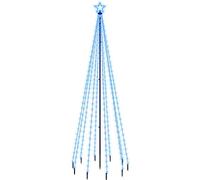 vidaXL Albero di Natale con Puntale Blu 310 LED 300 cm