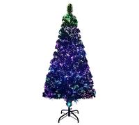 vidaXL Albero di Natale con Supporto Verde 150 cm in Fibra Ottica
