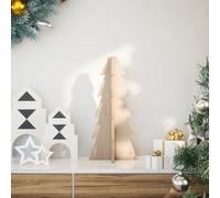 vidaXL Albero di Natale Decorativo in Legno 49 cm Legno Massello Pino