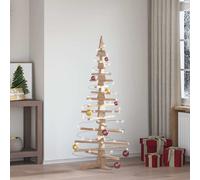 vidaXL Albero di Natale in Legno per Decorazioni 150 cm in Legno massello di Pino