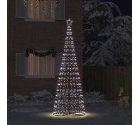 vidaXL Albero di Natale LED con 800 LED Multicolore 400 cm Ferro