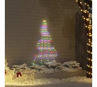 vidaXL Albero di Natale LED con picchetti per il terreno 182 cm