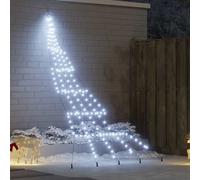 vidaXL Albero di Natale LED con picchetti per il terreno 306 cm