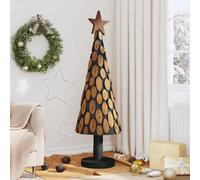 vidaXL Albero di Natale Marrone 149 cm Legno di teak solido