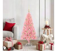 vidaXL Albero di Natale Rosa 120 cm PVC