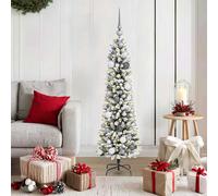 vidaXL Albero di Natale snodato Bianco 150 cm PVC