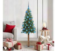 vidaXL Albero di Natale snodato Verde 150 cm