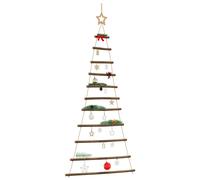 Albero di Natale Artificiale da Parete 74x150 cm Ramo Naturale con Stella - vidaXL