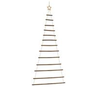 vidaXL Albero di Natale sospeso con stella superiore 86x180 cm Ramo
