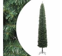vidaXL Albero di Natale Sottile con Base 300 cm in PVC
