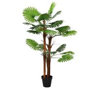vidaXL Albero di Palma Fan Artificiale Verde 75 x 25 x 180 cm