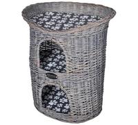Vidaxl - Albero Gatti 2 Livelli in Salice Casetta /Cuccia /Tiragraffi con Cuscino