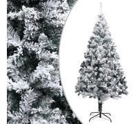 vidaXL Albero Natale Artificiale con Neve Verde 400 cm in PVC