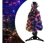 vidaXL Albero Natale Artificiale Sottile Supporto 64 cm Fibra Ottica