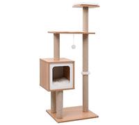vidaXL Albero per Gatti con Tappeto Tiragraffi in Sisal 123 cm