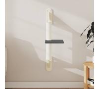 vidaXL Albero per Gatti con Tiragraffi a Parete Grigio Scuro 85,5 cm