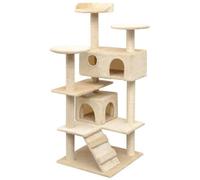 VIDAXL - Albero Per Gatti Con Tiragraffi In Sisal 125 Cm Beige