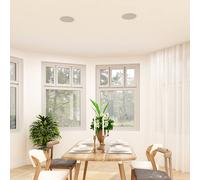 vidaXL Altoparlanti Integrati Parete e Soffitto con Tweeter 2 pz 120 W