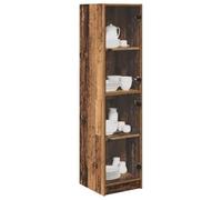 vidaXL Altopiano in legno vecchio, 35 x 37 x 142 cm, materiale in legno, sala da pranzo, credenza rettangolare, elegante soluzione di archiviazione, conservazione funzionale, arredamento fresco per la