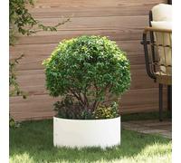 vidaXL Anello per vaso 5 pz Bianco 40 x 40 x 20 cm