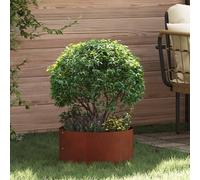 vidaXL Anello per vaso Ruggine 40 x 40 x 20 cm