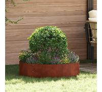 vidaXL Anello per vaso Ruggine 80 x 80 x 20 cm