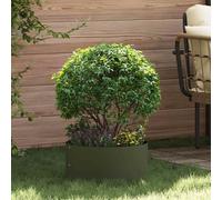 vidaXL Anello per vaso Verde oliva 40 x 40 x 20 cm